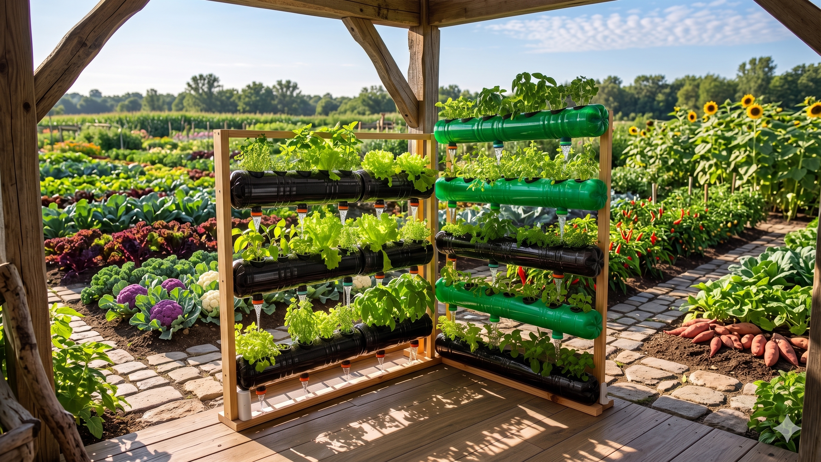 Pertanian greenhouse modern